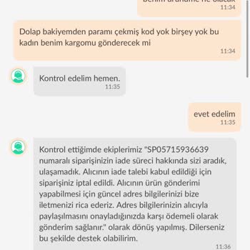 Dolap Uygulamasında Satış Sonrası Yaşanan İade Ve Para Kaybı Mağduriyeti
