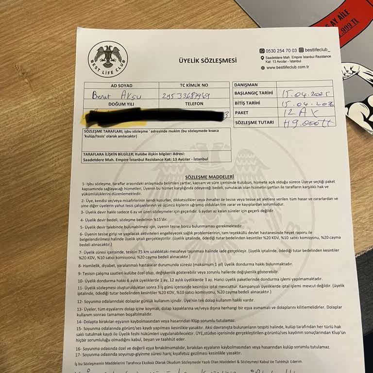 Üyelik İptali Sürecinde Yaşanan Sorunlar Ve Salonun Kötü Koşulları