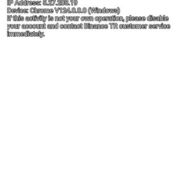 Binance TR Hesabımdaki Kripto Varlıklar Başka Cüzdanlara Aktarıldı Hesabım Boşaltıldı