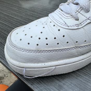 My Nike Court Vision Shoes Frayed in 2 Weeks and Got Rejected as “User Error”