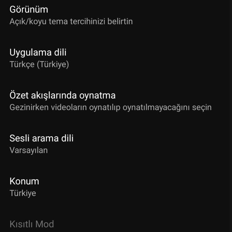 Vodafone Bağlantısında YouTube Kısıtlı Modunu Kapatamıyorum, Videolara Erişemiyorum
