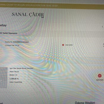 Siparişlerim Teslim Edilmeden Bilgim Dışında İptal Edildi