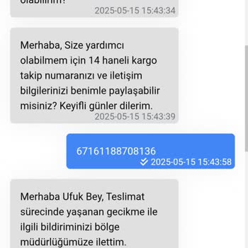 Kargo Teslimatında Sürekli Gecikme Ve İlgisizlik
