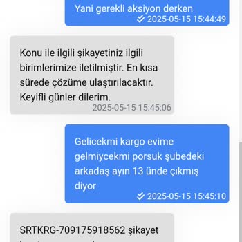 Kargo Teslimatında Sürekli Gecikme Ve İlgisizlik