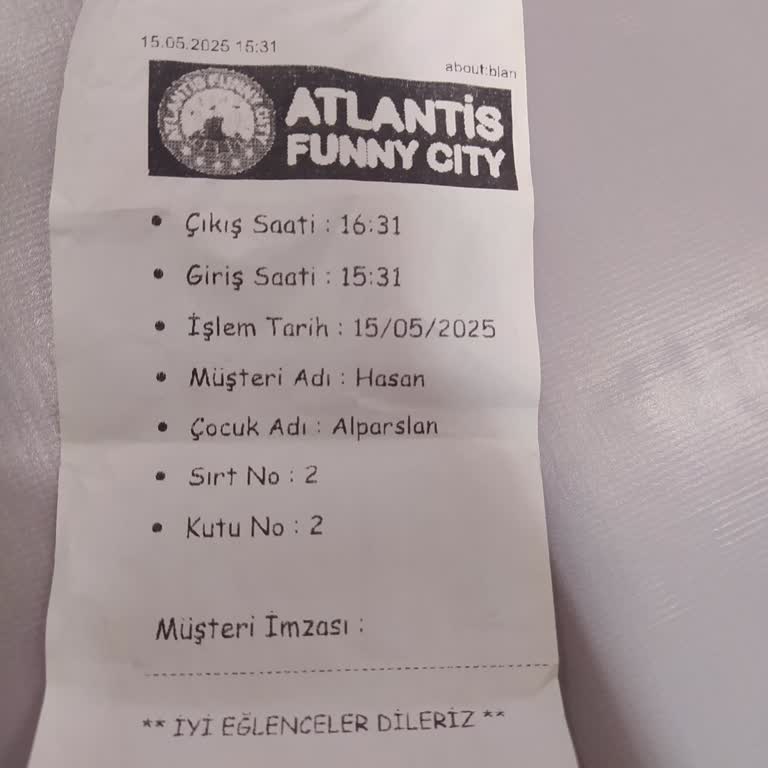 Çocuk Eğlence Merkezinde Yetersiz İlgi Ve Hizmet Deneyimi