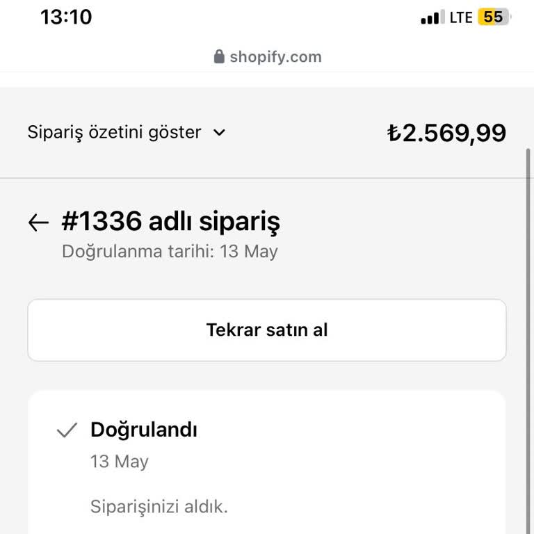 Sipariş Bilgilendirmesi Yapılmıyor, İletişim Kurulamıyor