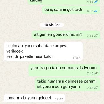 Prima Akustik Siparişim Gönderilmedi Param İade Edilmedi