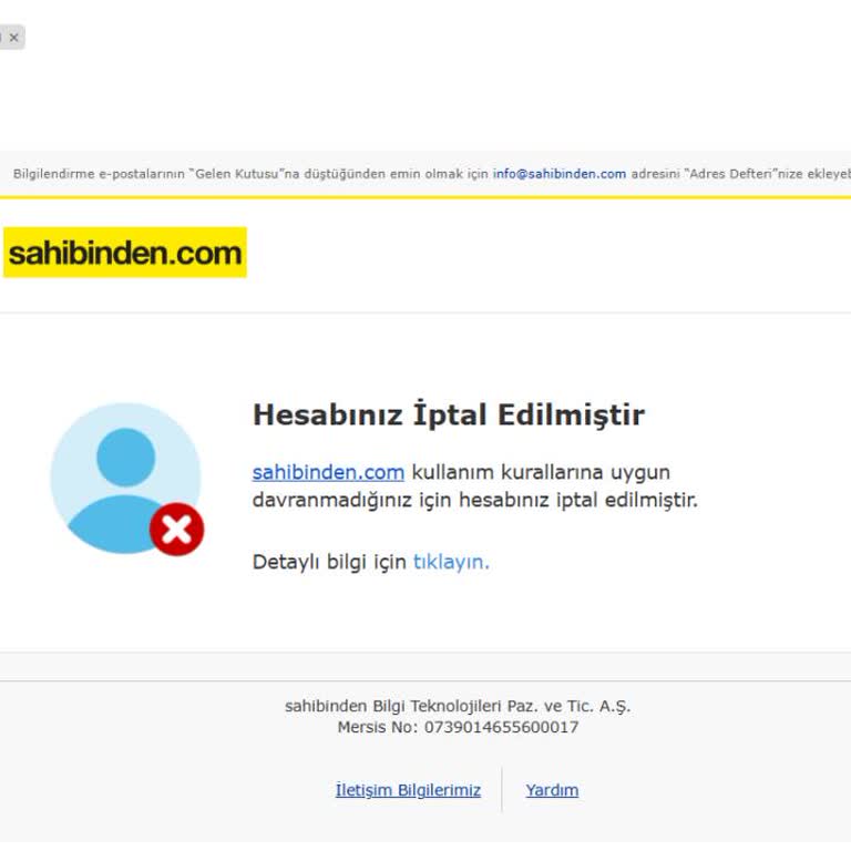 Hesabım Gerekçesiz Kapatıldı, Mağduriyetim Giderilmiyor