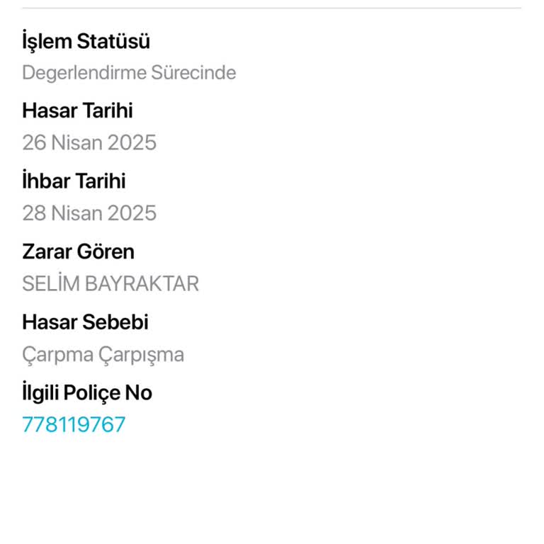 Pert Yerine Onarım Kararıyla Mağdur Edildim, Can Güvenliğim Tehlikede!