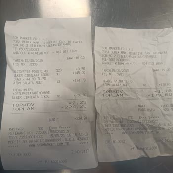 Şok Market'te Para Üstü Sorunu Ve Kasiyer Davranışı