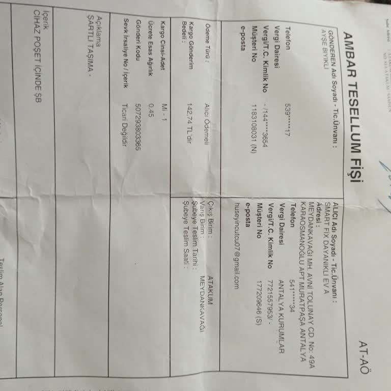 Telefonum Tamir Edilmeden Yüksek Ücret Talep Edilip Kargo Ücretiyle Mağdur Edildim