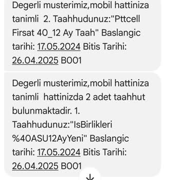 Pttcell Taahhüt Sonrası Beklenmedik Yüksek Ceza Faturası Ve Yanıltıcı Bilgilendirme