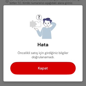 GSpara Kart İle Passo Ön Satışta Kimlik Doğrulama Sorunu Ve Bilet Alamama
