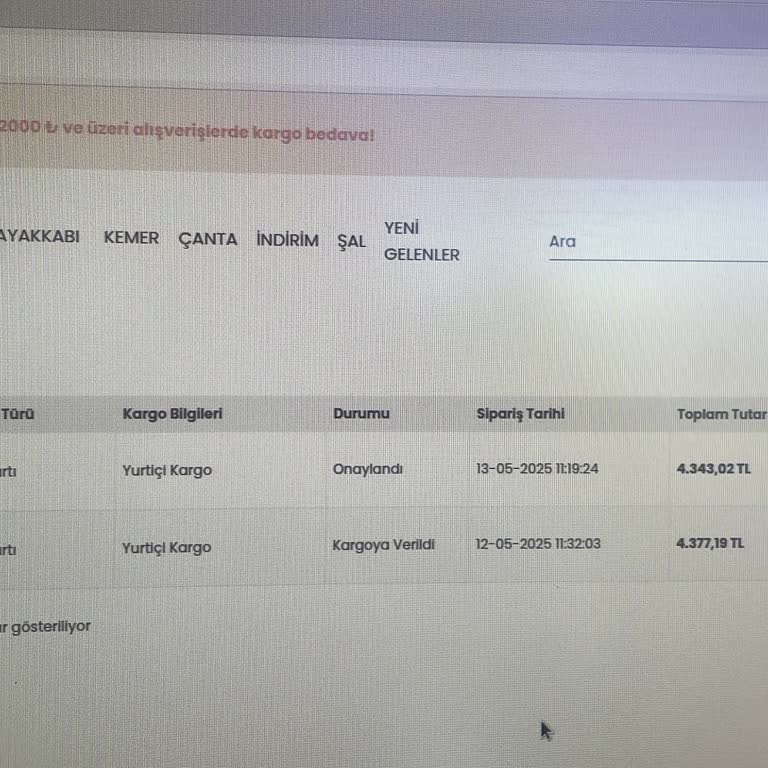 Kargo Bilgisi Ve İletişim Eksikliği