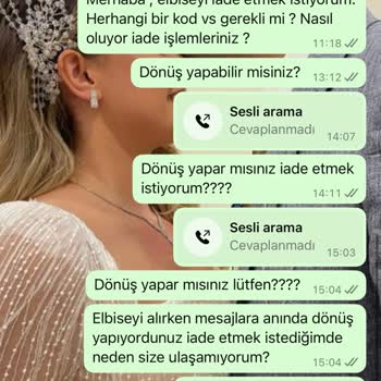 İade Sürecinde İletişim Sorunu Ve Kalite Farkı