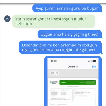 Anneler Günü Siparişim Zamanında Ulaştırılmadı, Müşteri Memnuniyeti Sıfır