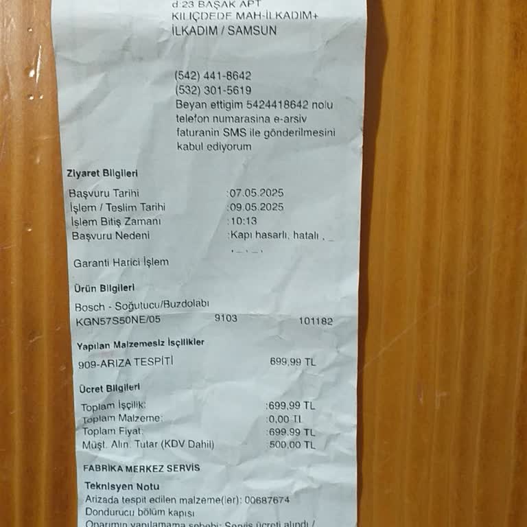 Bosch Buzdolabı Parça Temininde Yaşanan Belirsizlik Ve İlgisizlik