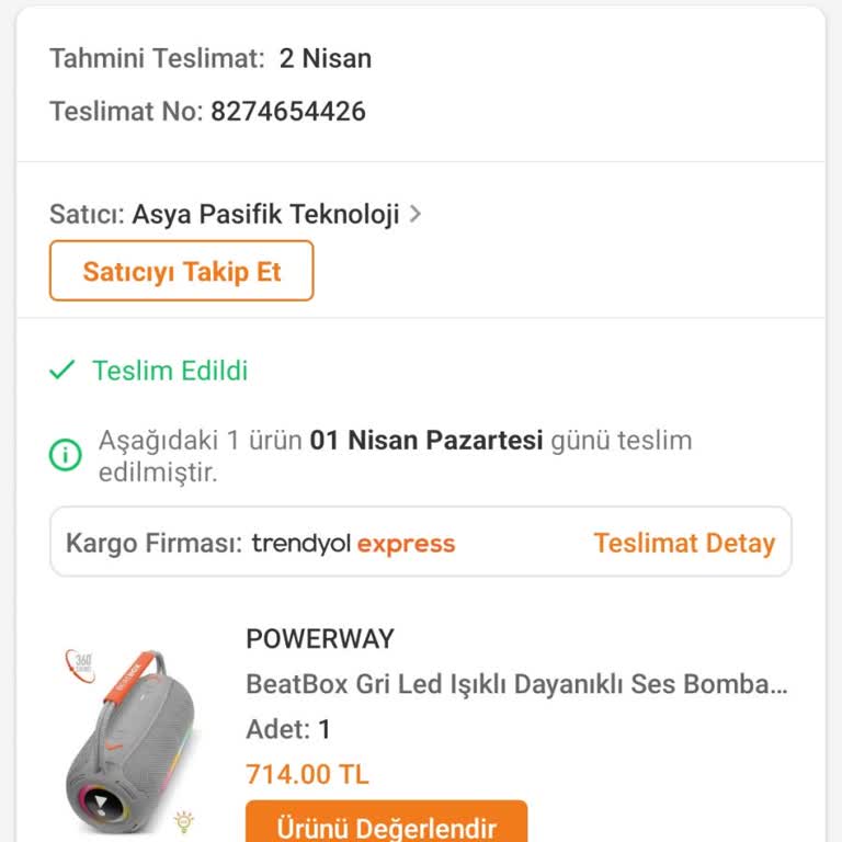 Kısa Sürede Bozulan Ürün Ve Şarj Sorunu