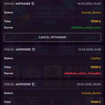 Çekim Talebim 2 Haftadır Karşılanmıyor, Canlı Destek Yanıt Vermiyor