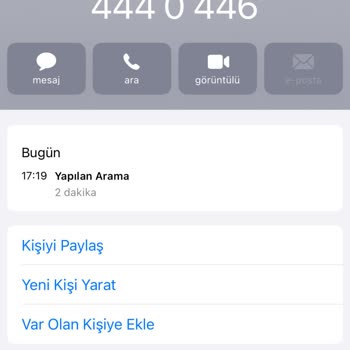 Müşteri Hizmetlerine Erişim Sorunu