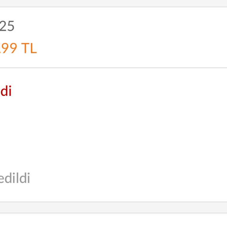 Trendyoldan Aldığım Ürün Siparişten Sonra İptal Edildi