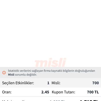 Misli VAR Bahsi Mağduriyeti Ve Müşteri Hizmetleri Cevapsızlığı