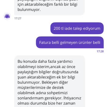 Eksik Ve Hatalı Sipariş, Yetersiz Canlı Destek Ve Adil Olmayan İade Süreci