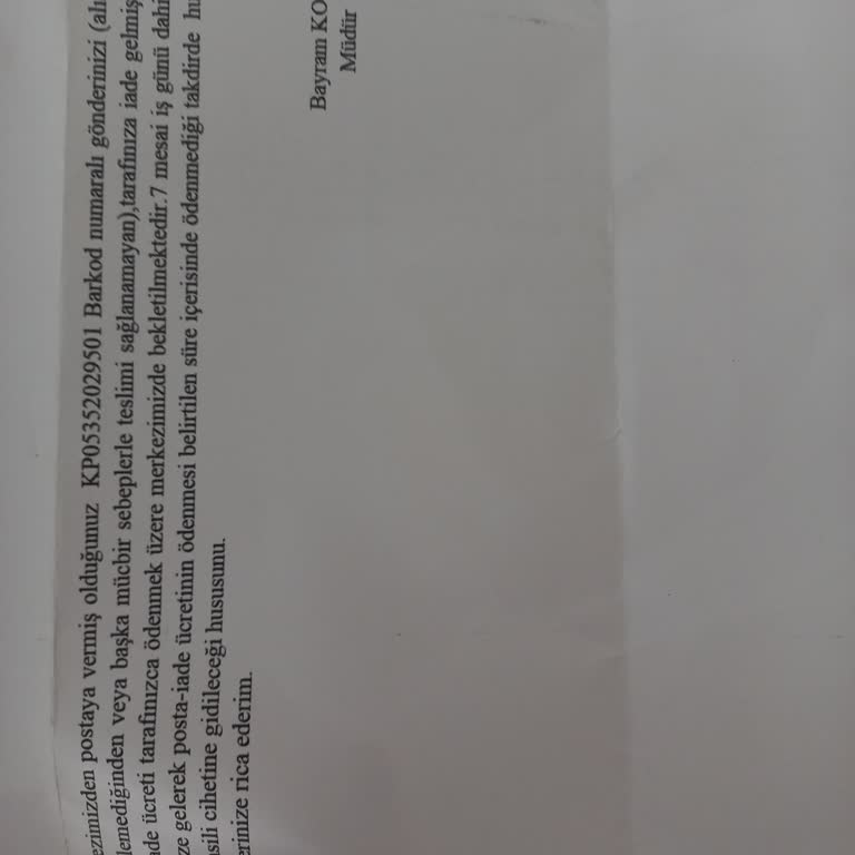 İade Edilen Ürünün Teslim Alınmaması Nedeniyle Ek Ücret Ödüyorum