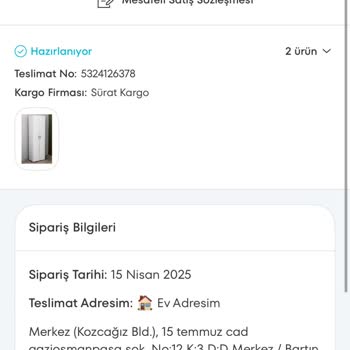 Siparişimin Bir Ay Geçmesine Rağmen Hâlâ Teslim Edilmemesi