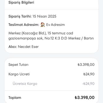 Siparişimin Bir Ay Geçmesine Rağmen Hâlâ Teslim Edilmemesi