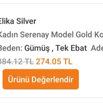 Eksik Gönderilen Takı Seti Ve Yanıltıcı Stok Bilgisi