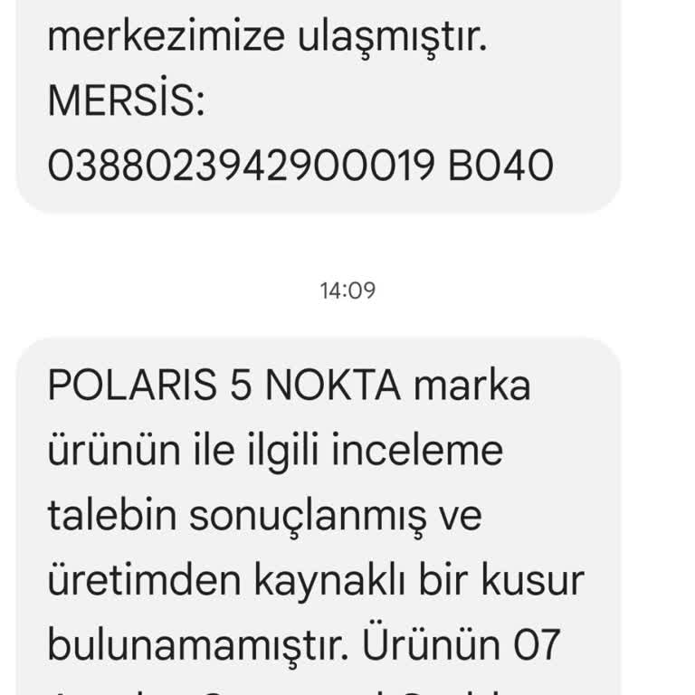 Kısa Sürede Deforme Olan Ayakkabıya Ret Yanıtı
