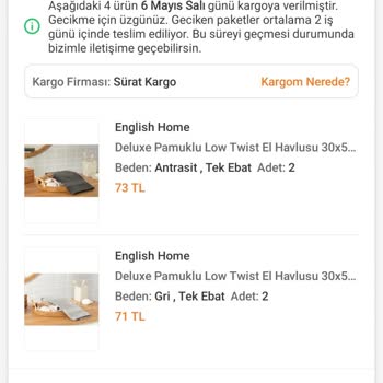 Sürat Kargo Teslimat Gecikmesi Ve Müşteri Hizmetlerinde İlgisizlik