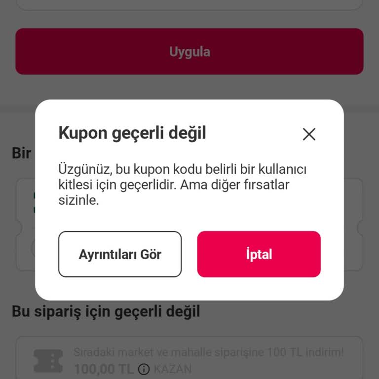 Turkcell Kampanya Kuponu Kullanılamıyor