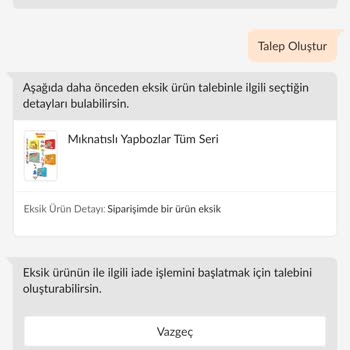 Trendyol Siparişim Eksik Geldi Müşteri Hizmetlerine Ulaşamıyorum