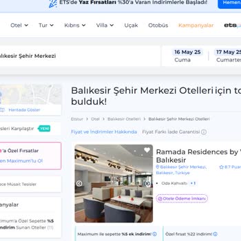 Etstur Otel Rezervasyonunda Fiyat Değişikliği Ve Müşteri Hizmetleri Sorunu!