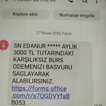 Burs Başvurusu Sürecinde Kimlik Bilgilerim İzinsiz Kullanıldı