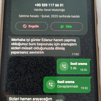 Burs Başvurusu Sürecinde Kimlik Bilgilerim İzinsiz Kullanıldı