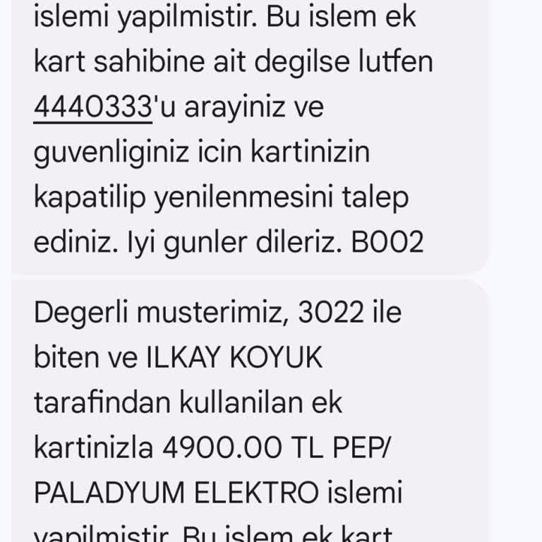 Bana Ait Olmayan Karttan Yapılan Harcamalar Ve Banka İtirazımın Reddedilmesi
