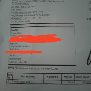 Siparişle Uyuşmayan Ürün Hayal Kırıklığı Yarattı