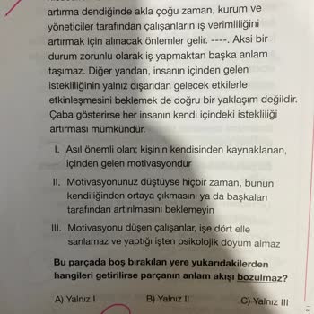 TYT Türkçe Deneme Sınavı Çözüm Hocası Yetersizliği