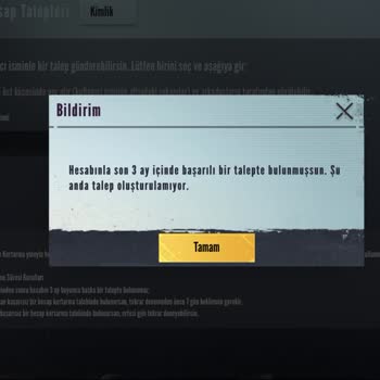 Satın Aldığım PUBG Hesabı Kısa Sürede El Değiştirdi Param İade Edilmiyor