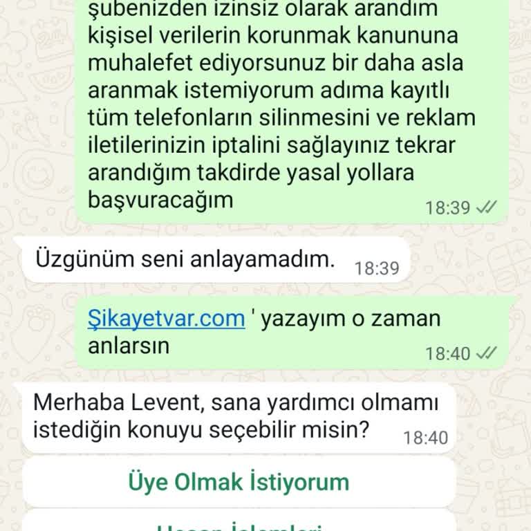 Macfit'ten Rahatsız Edici Aramalar Ve Kişisel Verilerin Silinmemesi