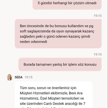 Bonus Kazancım Haksız Şekilde İptal Edildi, Mağdur Edildim