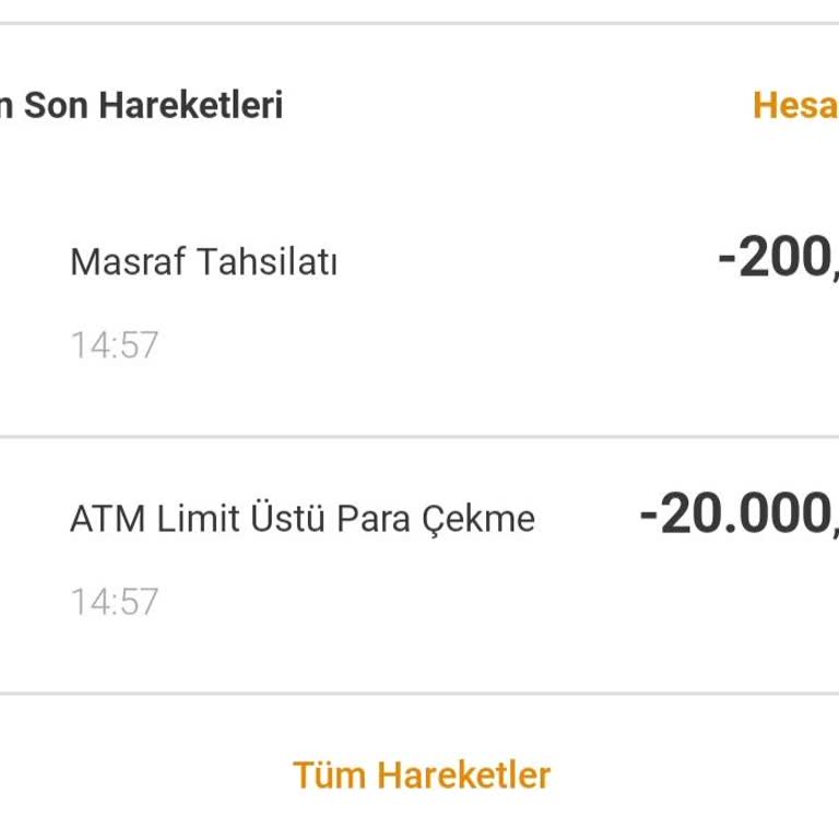 VakıfBank ATMden Habersiz Masraf Kesintisiyle Karşılaştım Param Eksik Yatırıldı