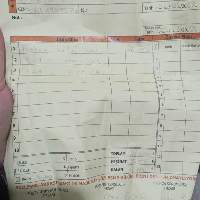 Vienna Home'dan Alınan Koltuklar Teslim Edilmiyor, Fatura Da Verilmiyor