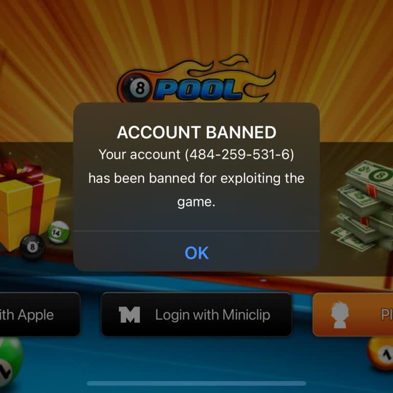 My 8 Ball Pool Account Banned - Please Unban Quickly