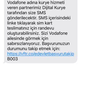 Vodafone Dijital Kurye Randevusunda Adresime Gelinmedi Teslimat Yapılmadı