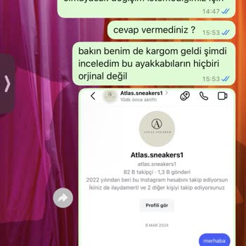Orijinal Diye Satılan Ayakkabılar Tamamen Sahte Çıktı