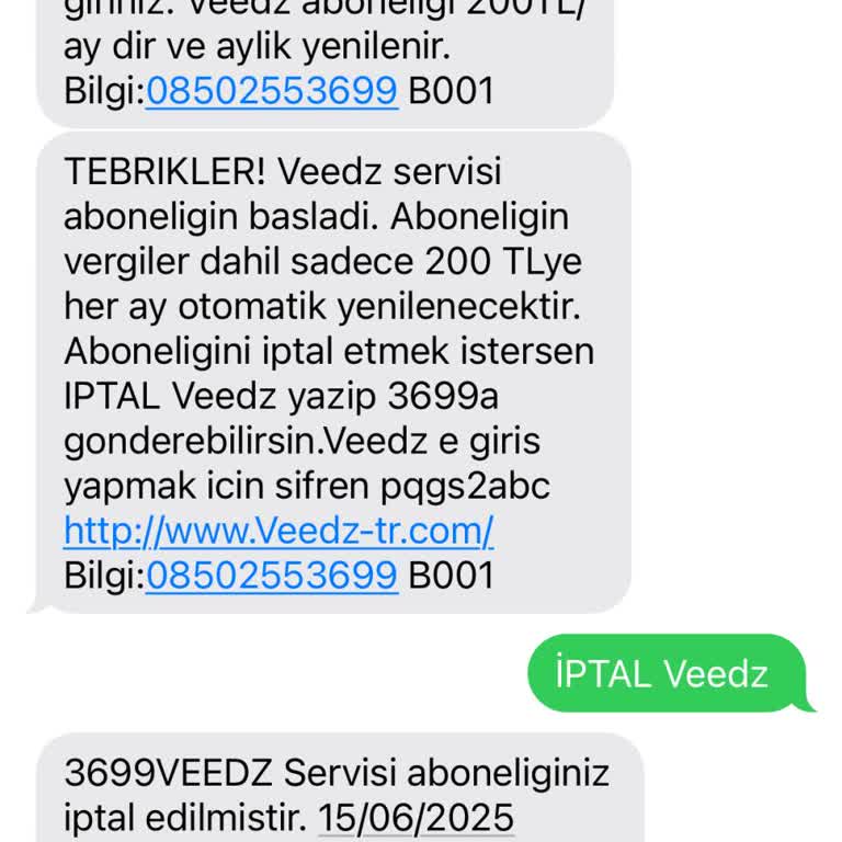 Onayım Olmadan Başlatılan Abonelik Ve Faturaya Yansıtılan Ücret İadesi Sorunu